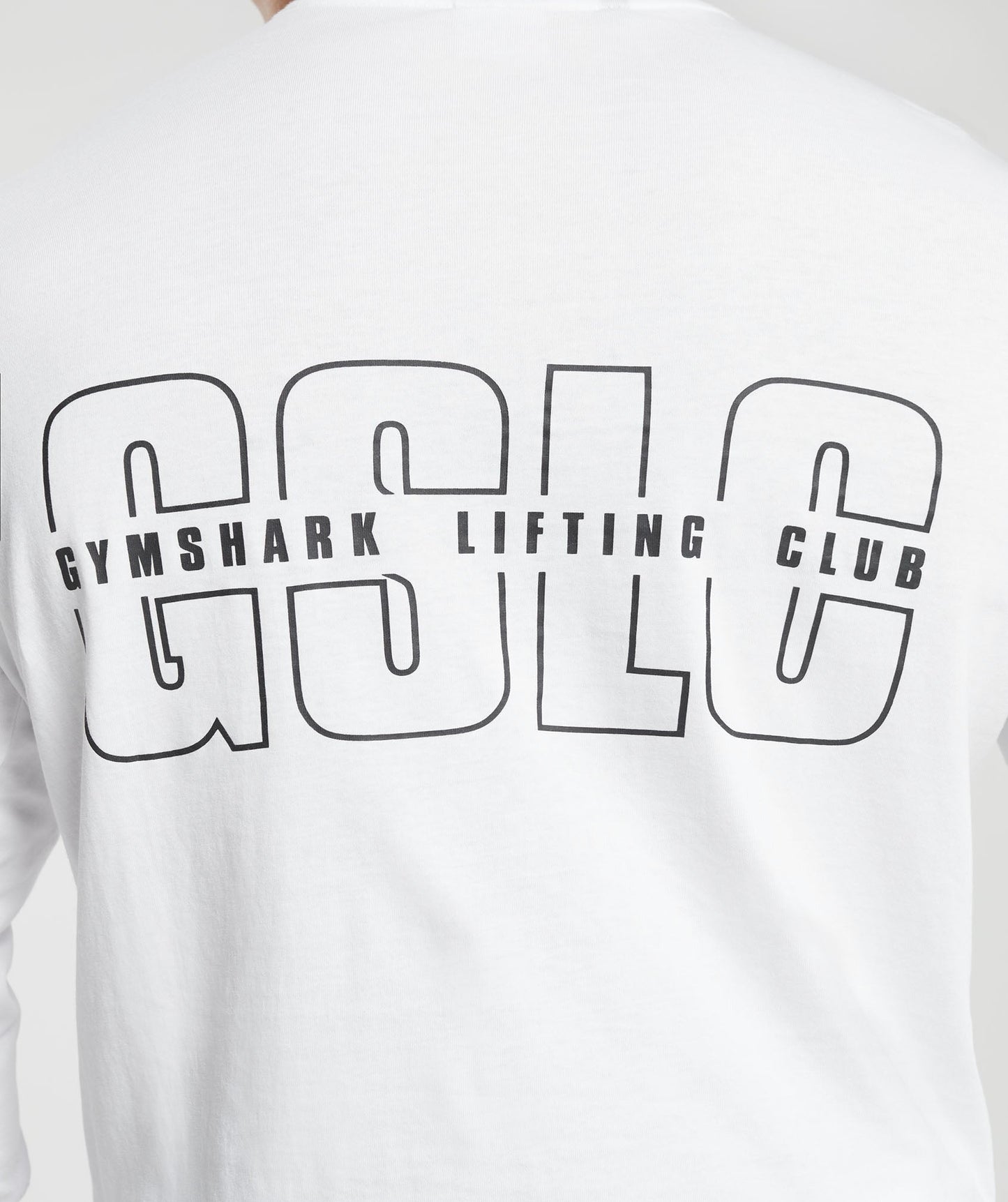 Gymshark Lifting Club Long Sleeve T-Shirt - White