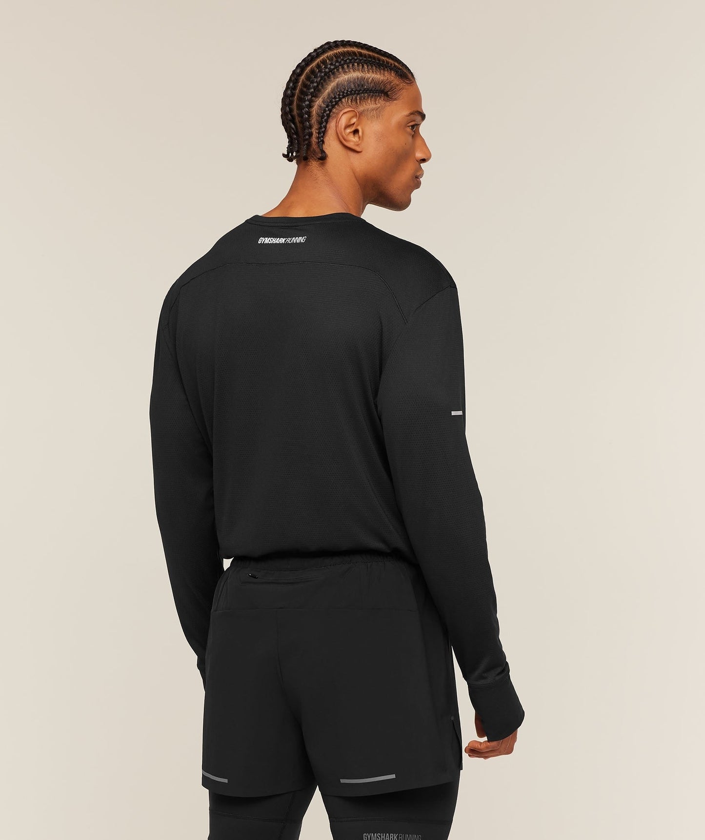 Gymshark Running Long Sleeve T-Shirt - Black