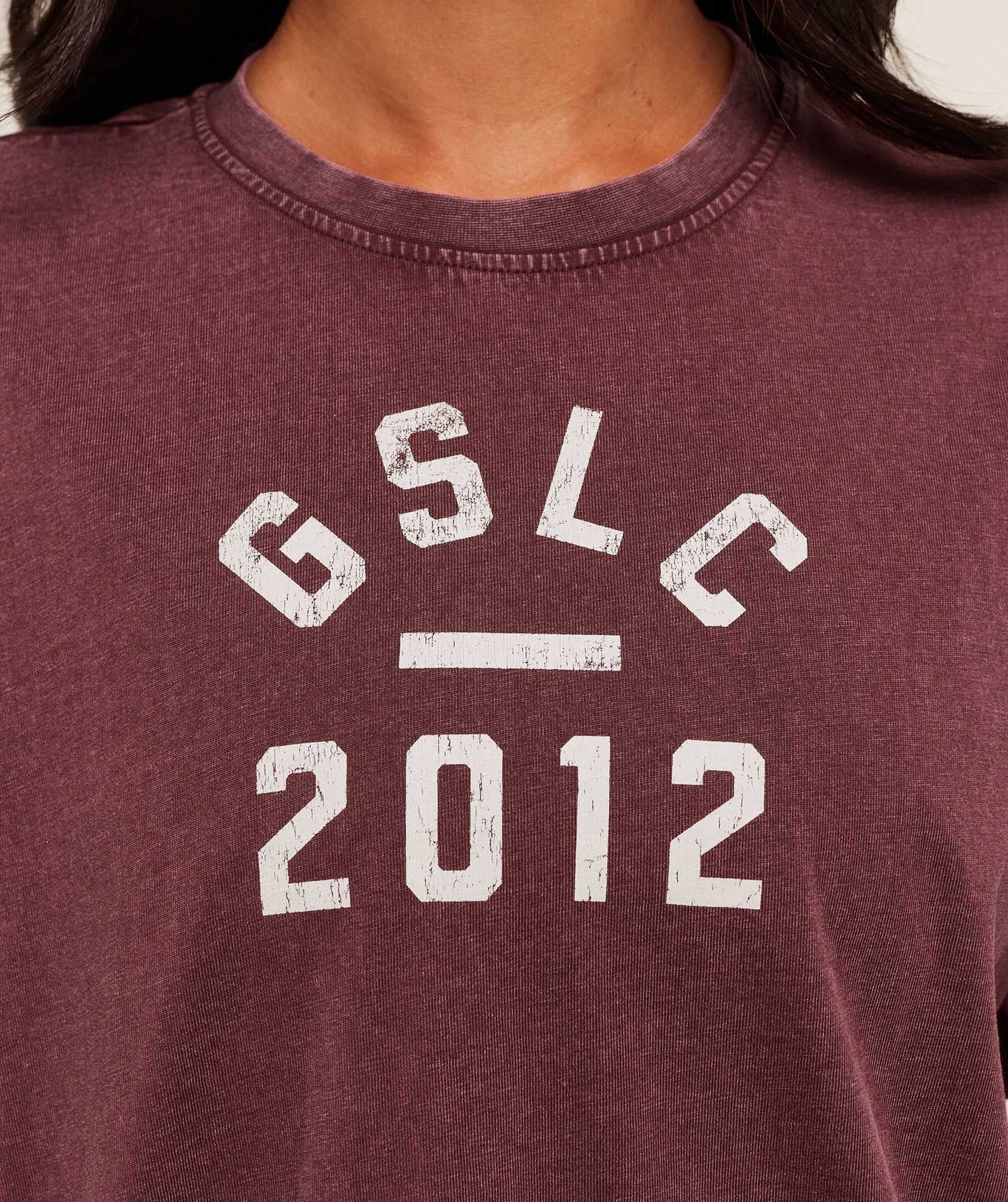 Gymshark Lifting Club 2012 Graphic Short Sleeve T-Shirt - Rich Maroon/Wash