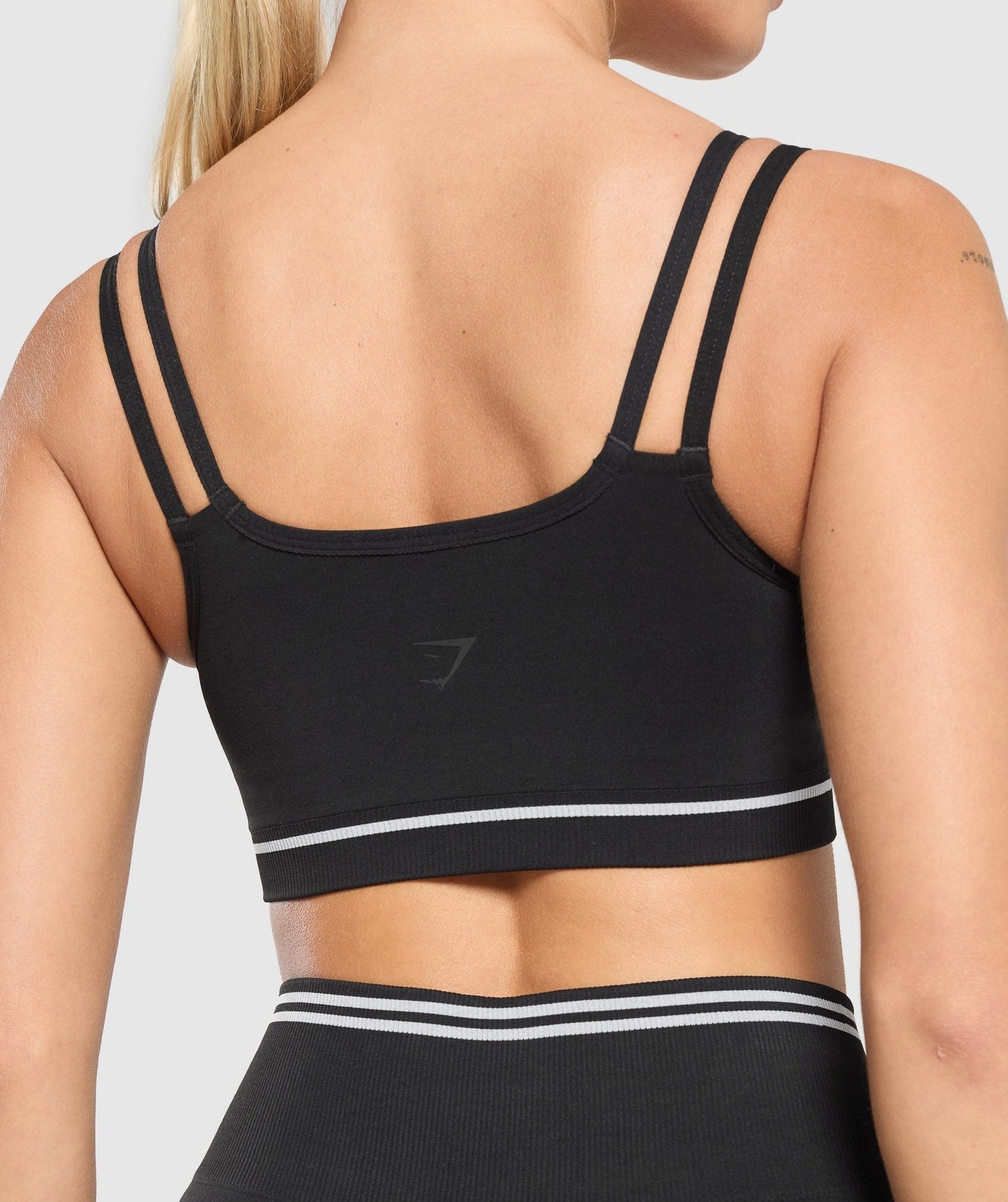 Gymshark Contrast Seamless Sports Bra - Black