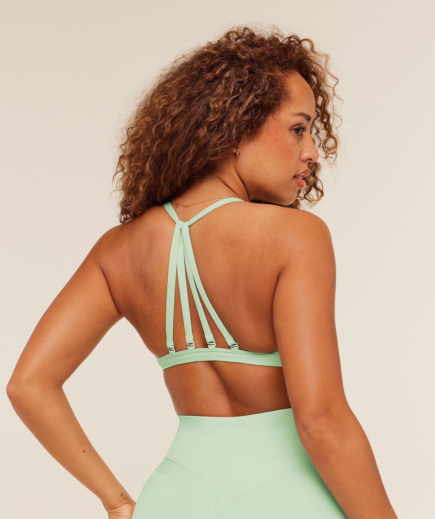 Gymshark Minimal Sports Bra - Clay Green