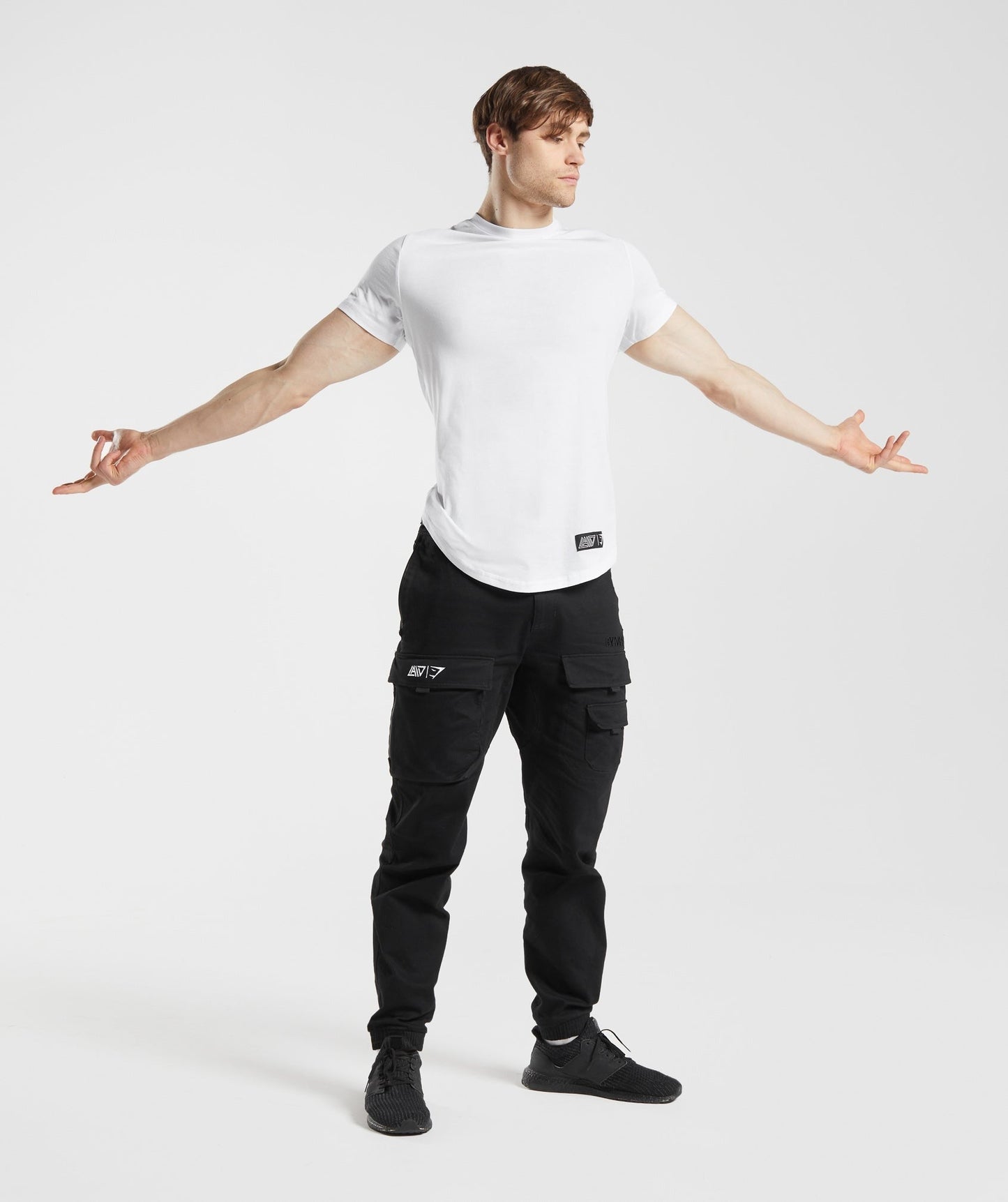 Gymshark GS x David Laid T-Shirt - White