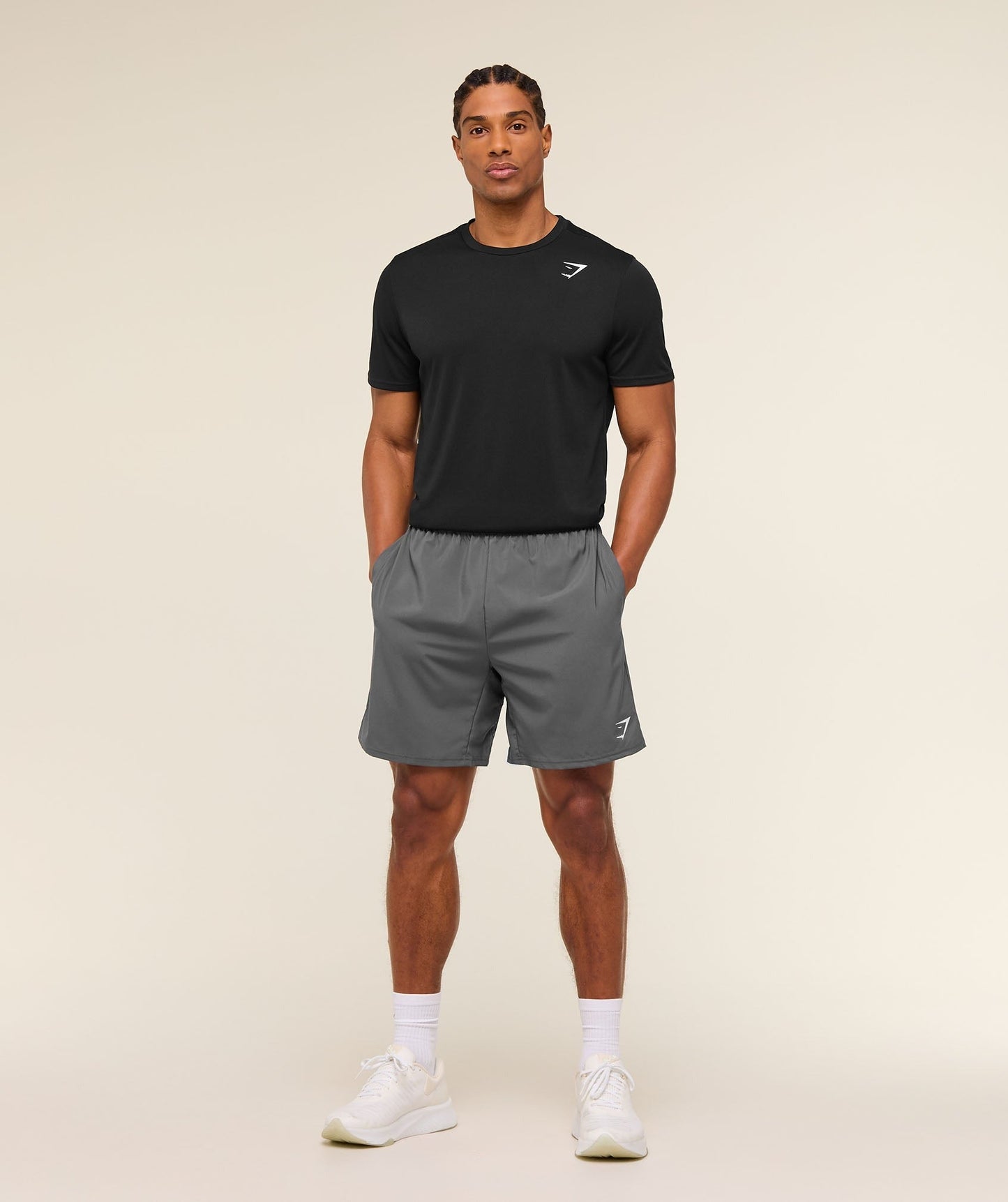 Gymshark Arrival 7" Shorts - Silhouette Grey