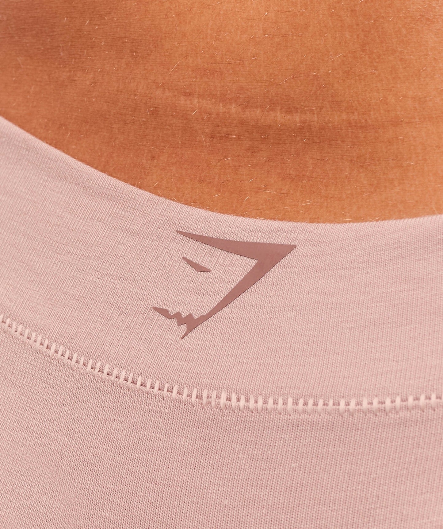 Gymshark Cotton Graphic Thong - Muted Pink