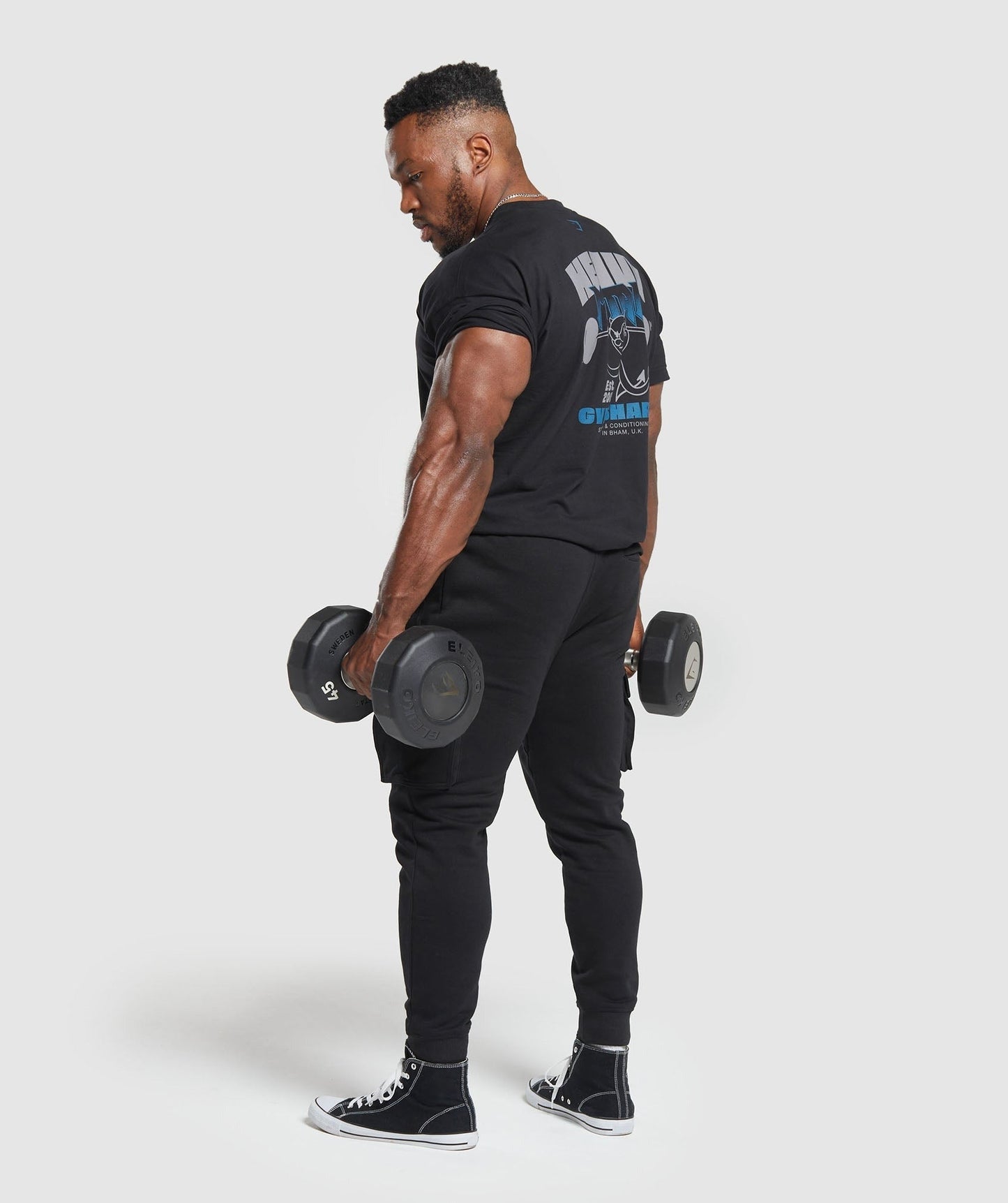 Gymshark Heavy Metal T-Shirt - Black
