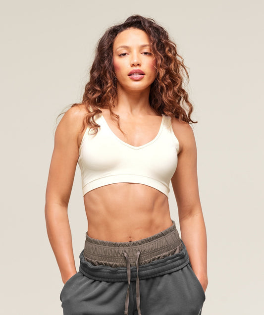 Gymshark Everyday Seamless Sports Bra - Soft White
