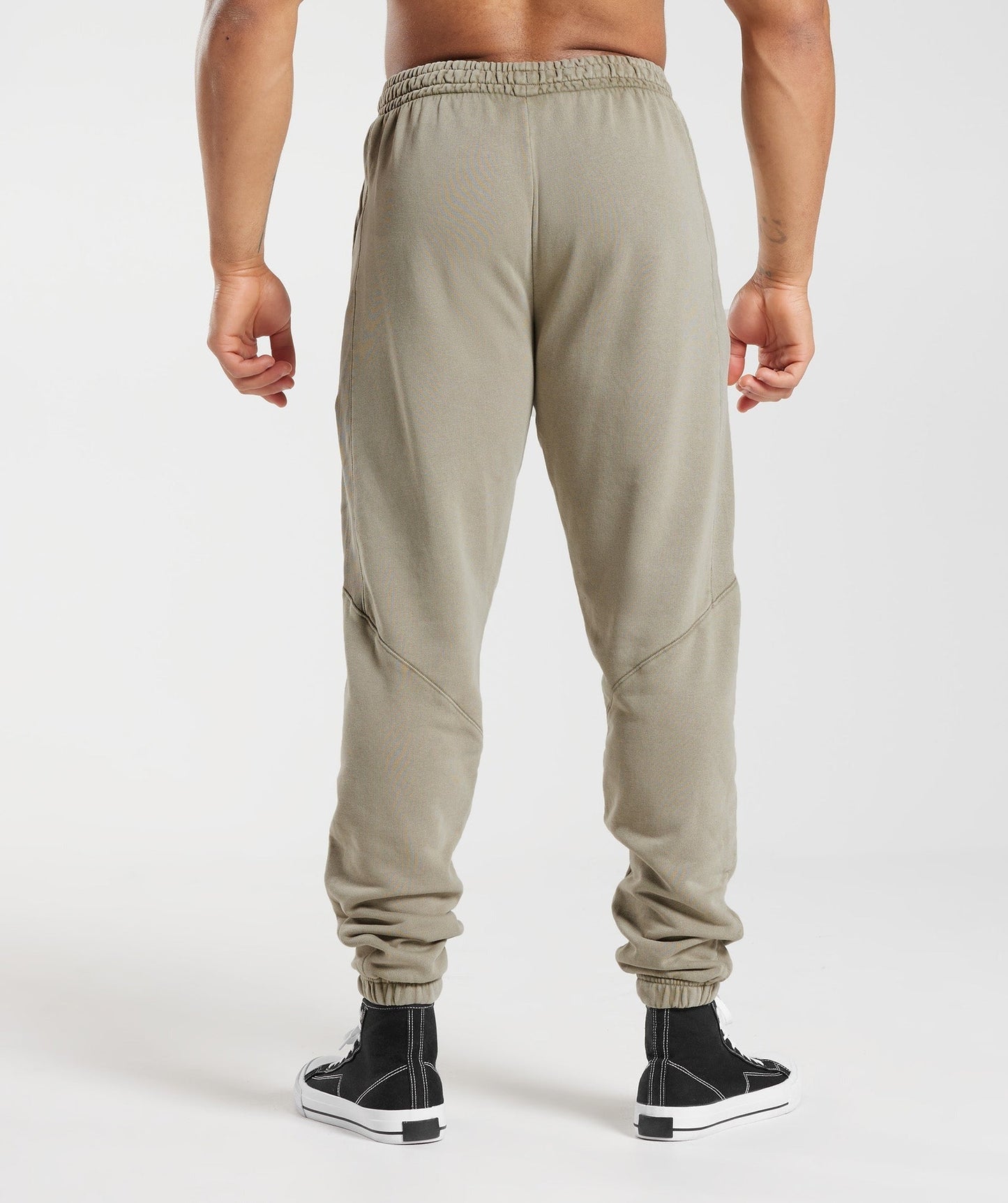 Gymshark Power Washed Joggers - Ecru Brown