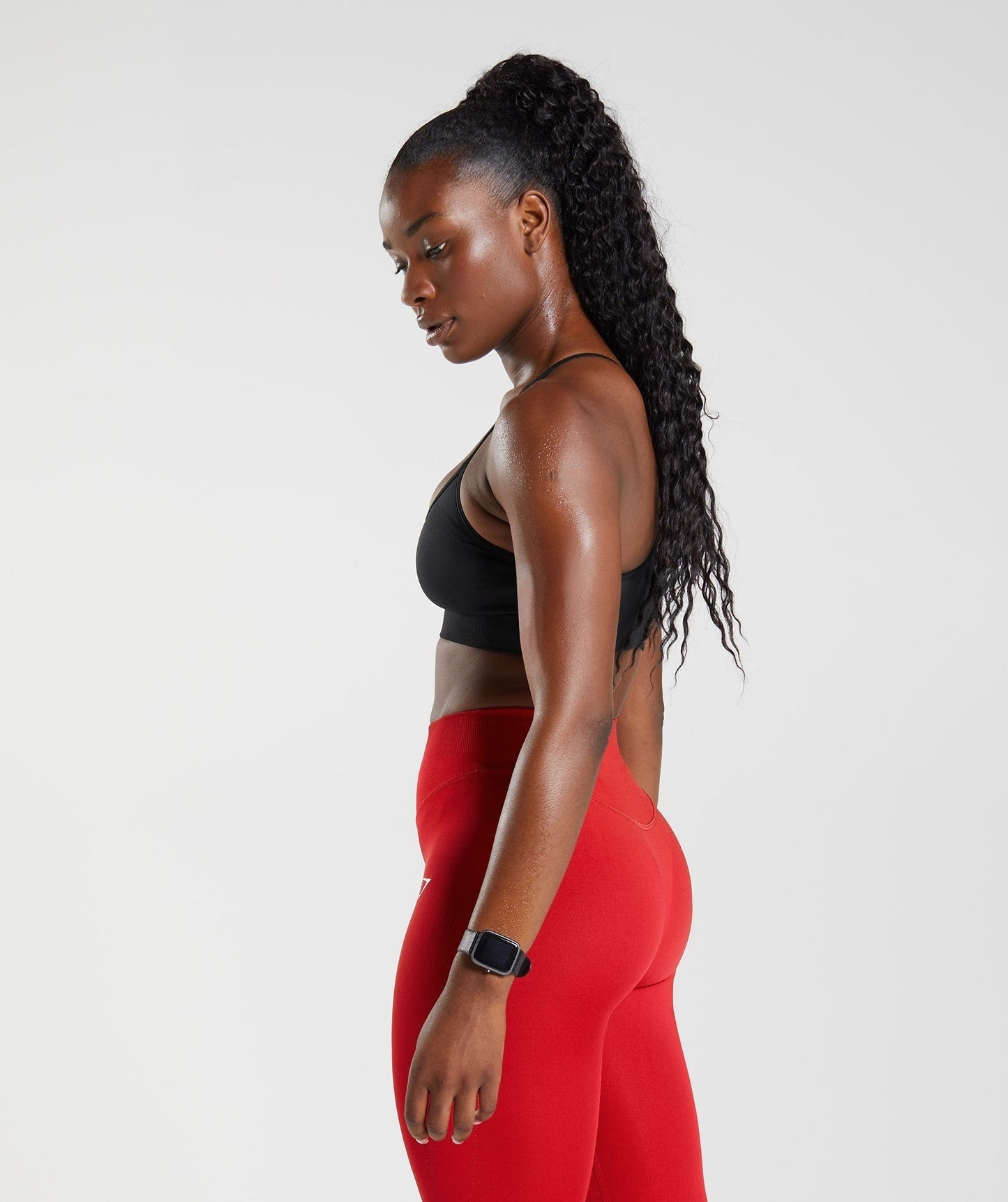 Gymshark Sweat Seamless Sports Bra - Black