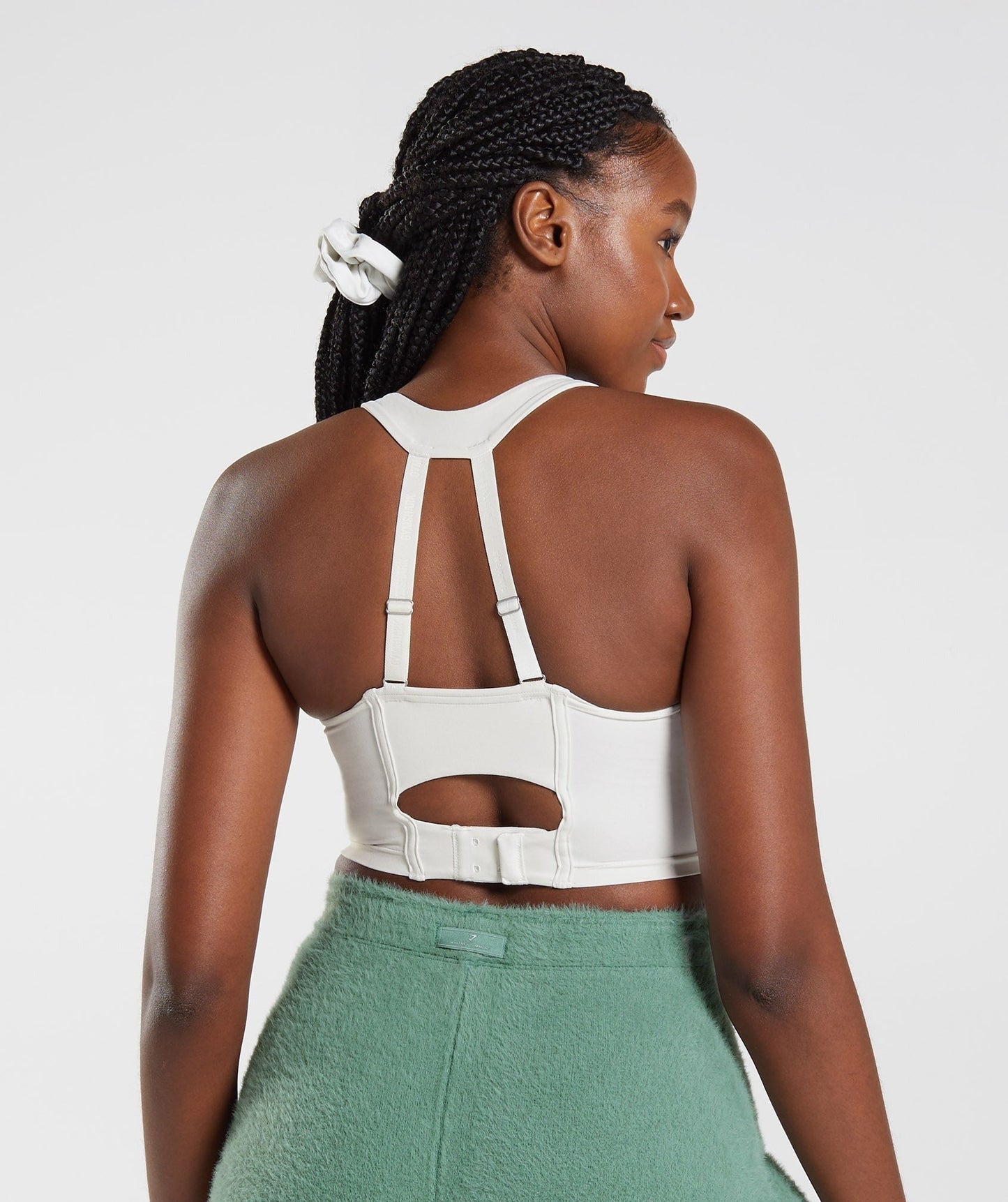 Gymshark Whitney Longline Bra - Skylight White