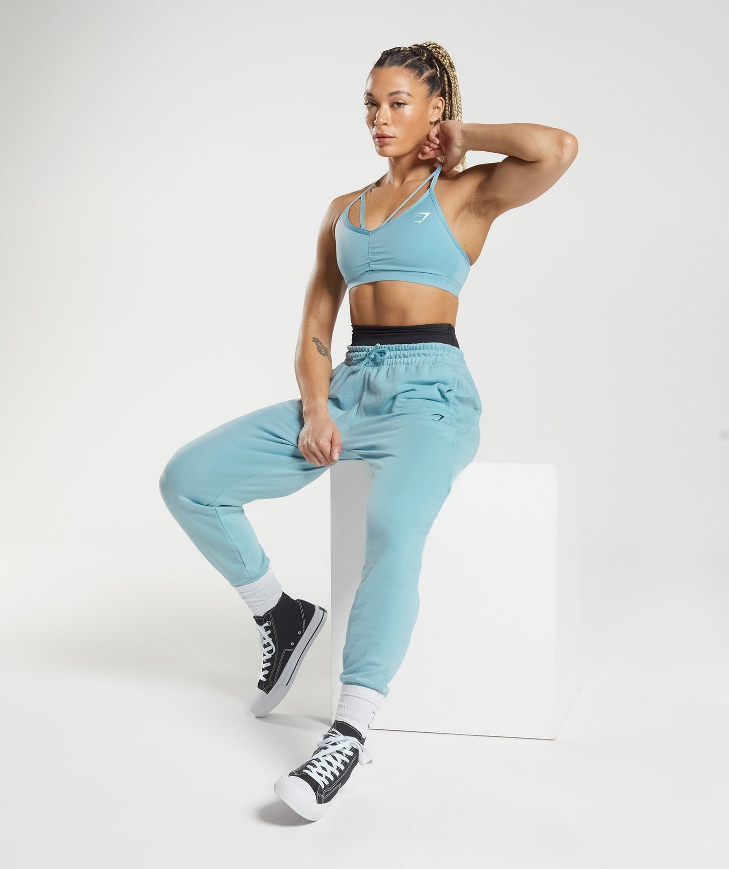 Gymshark Power Joggers - Iceberg Blue