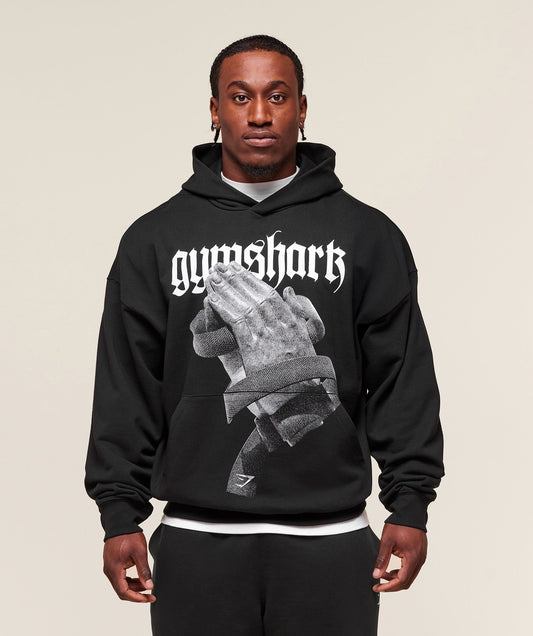 Gymshark Prayer Hands Hoodie - Black
