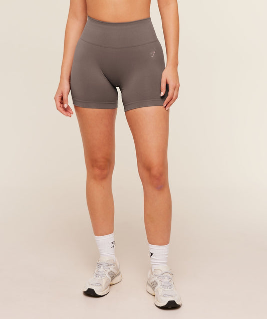 Gymshark Soft Sculpt Shorts - Cool Brown