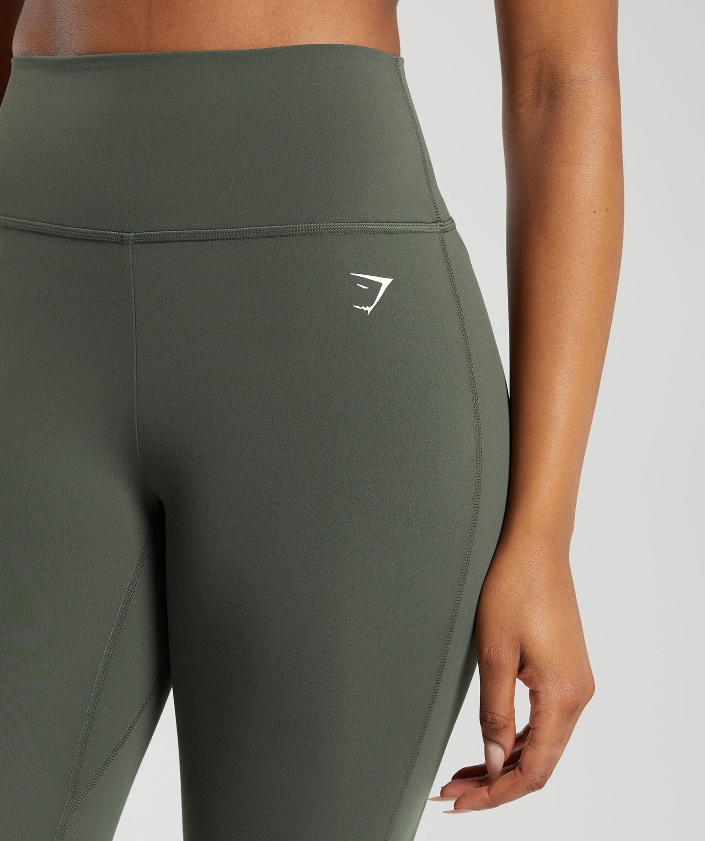 Gymshark Ribbon Ankle Leggings - Strength Green