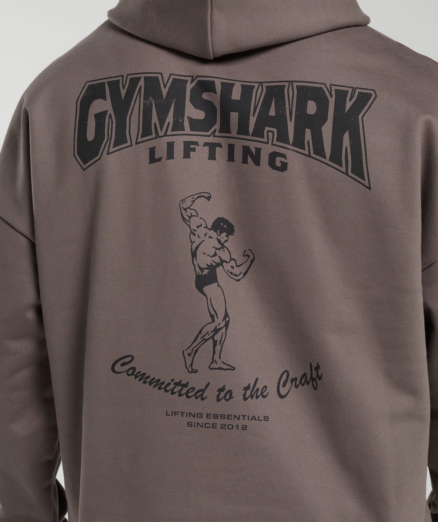 Gymshark Committed to the Craft Hoodie - Dusty Brown