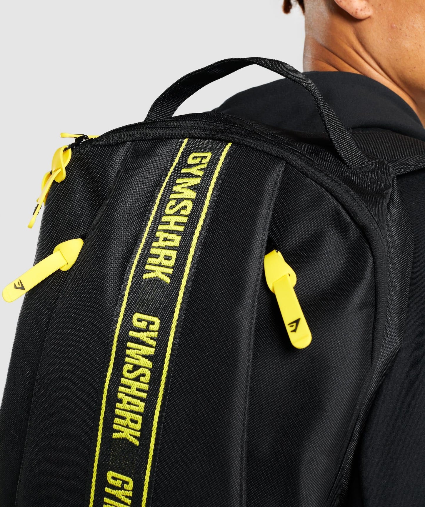 Gymshark Taped Logo Backpack - Yellow