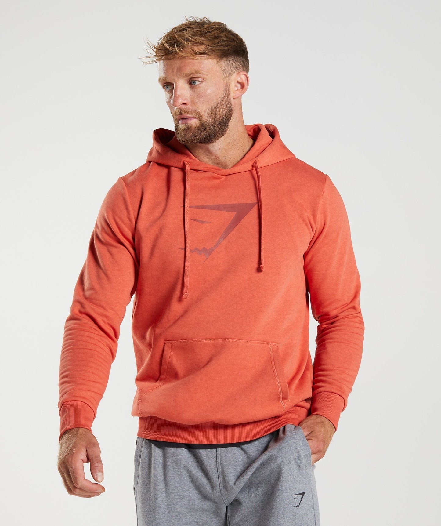 Gymshark Sharkhead Infill Hoodie - Storm Red