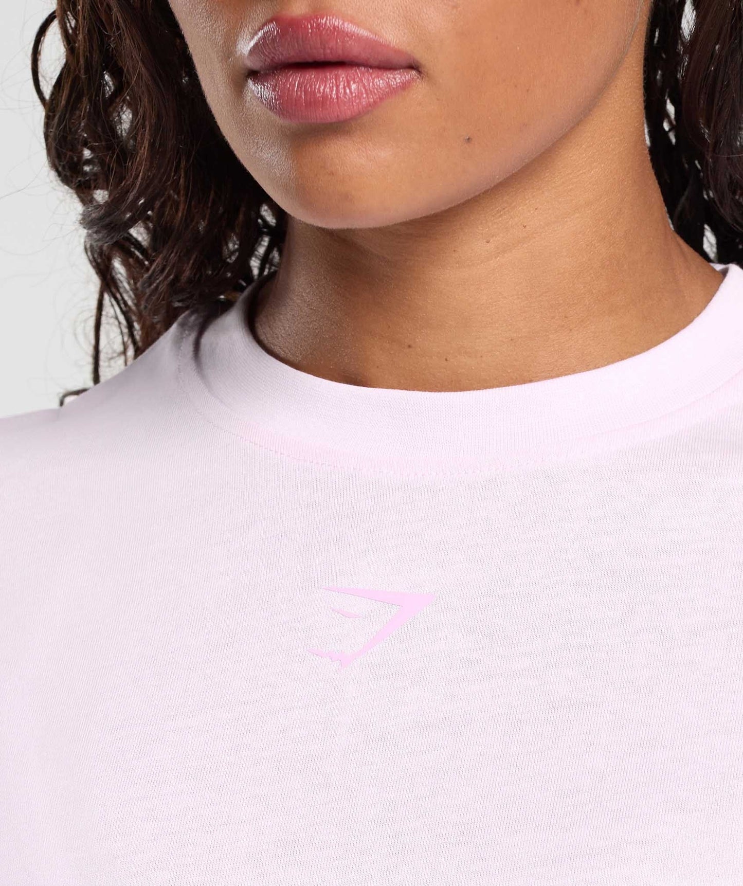 Gymshark GS Power Oversized T-Shirt - Ice Pink