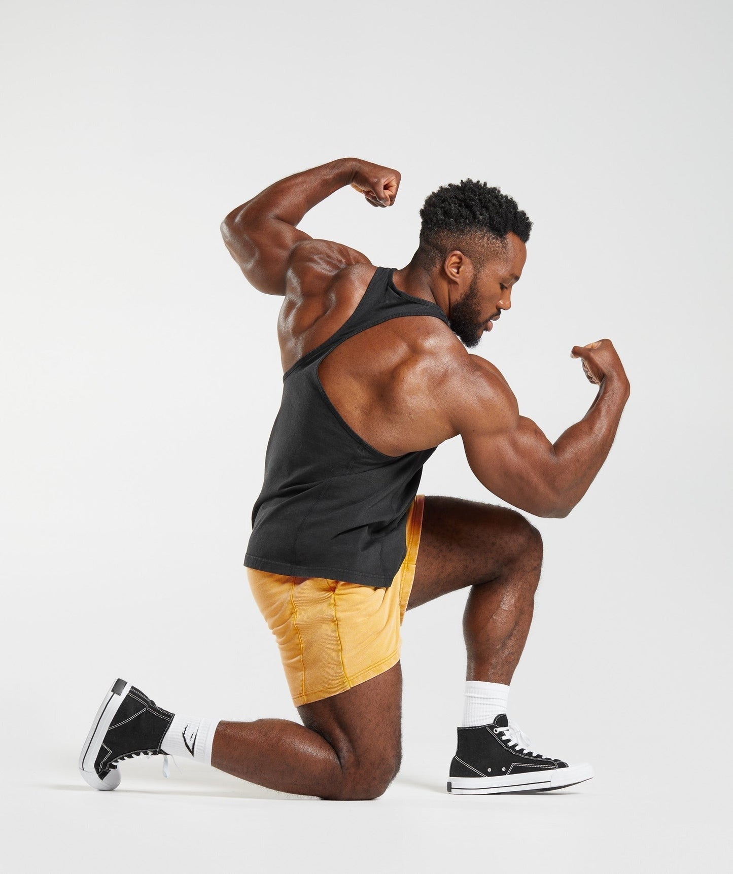 Gymshark Power Washed 5" Shorts - Sunny Yellow