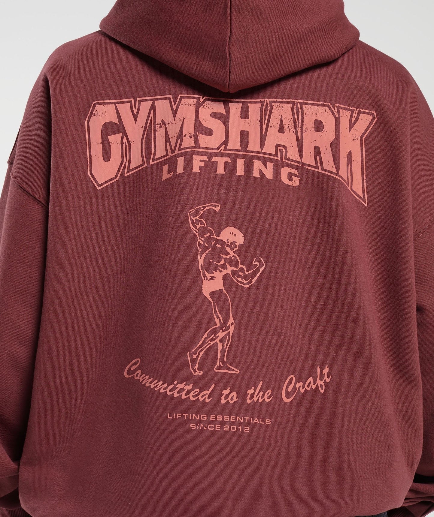 Gymshark Committed To The Craft Hoodie - Red