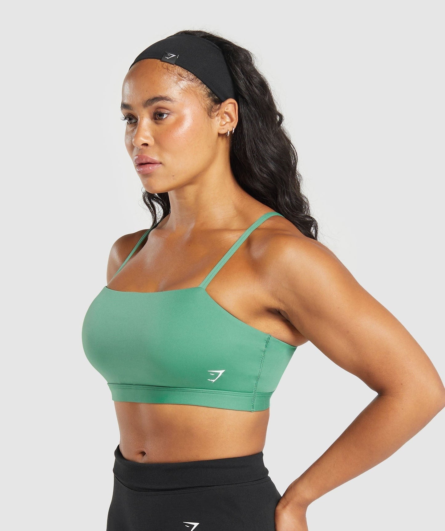 Gymshark Cut Out Bandeau - Discipline Green