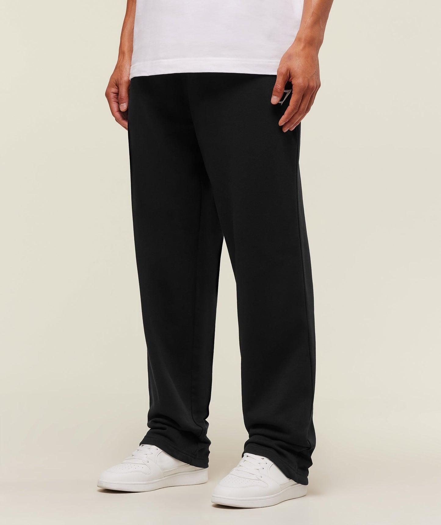 Gymshark Crest Straight Leg Joggers Tall - Black