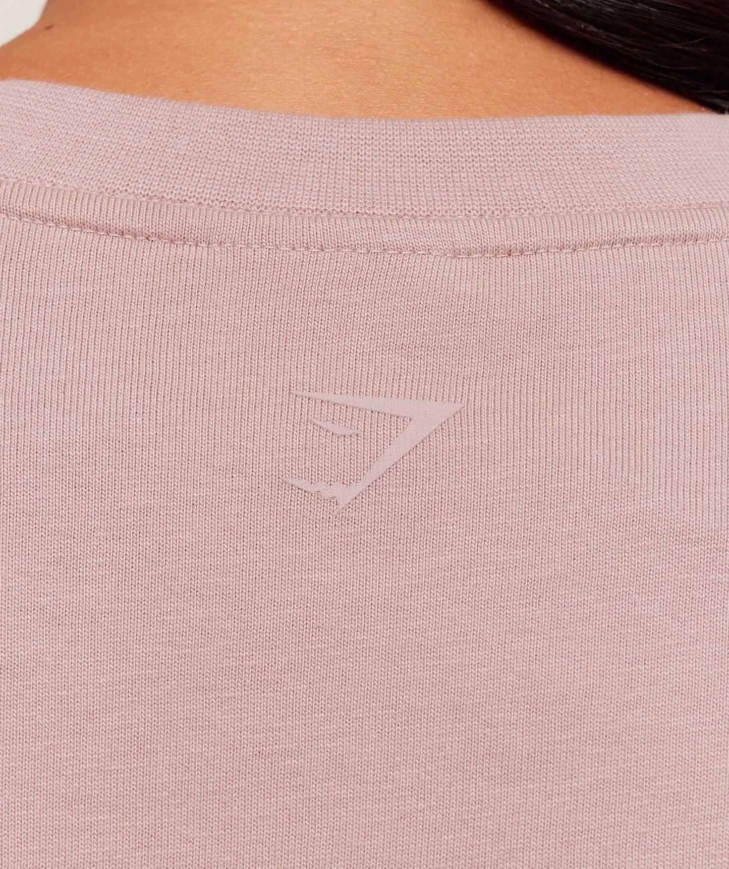 Gymshark Embossed Graphic Oversized T-Shirt - Muted Pink