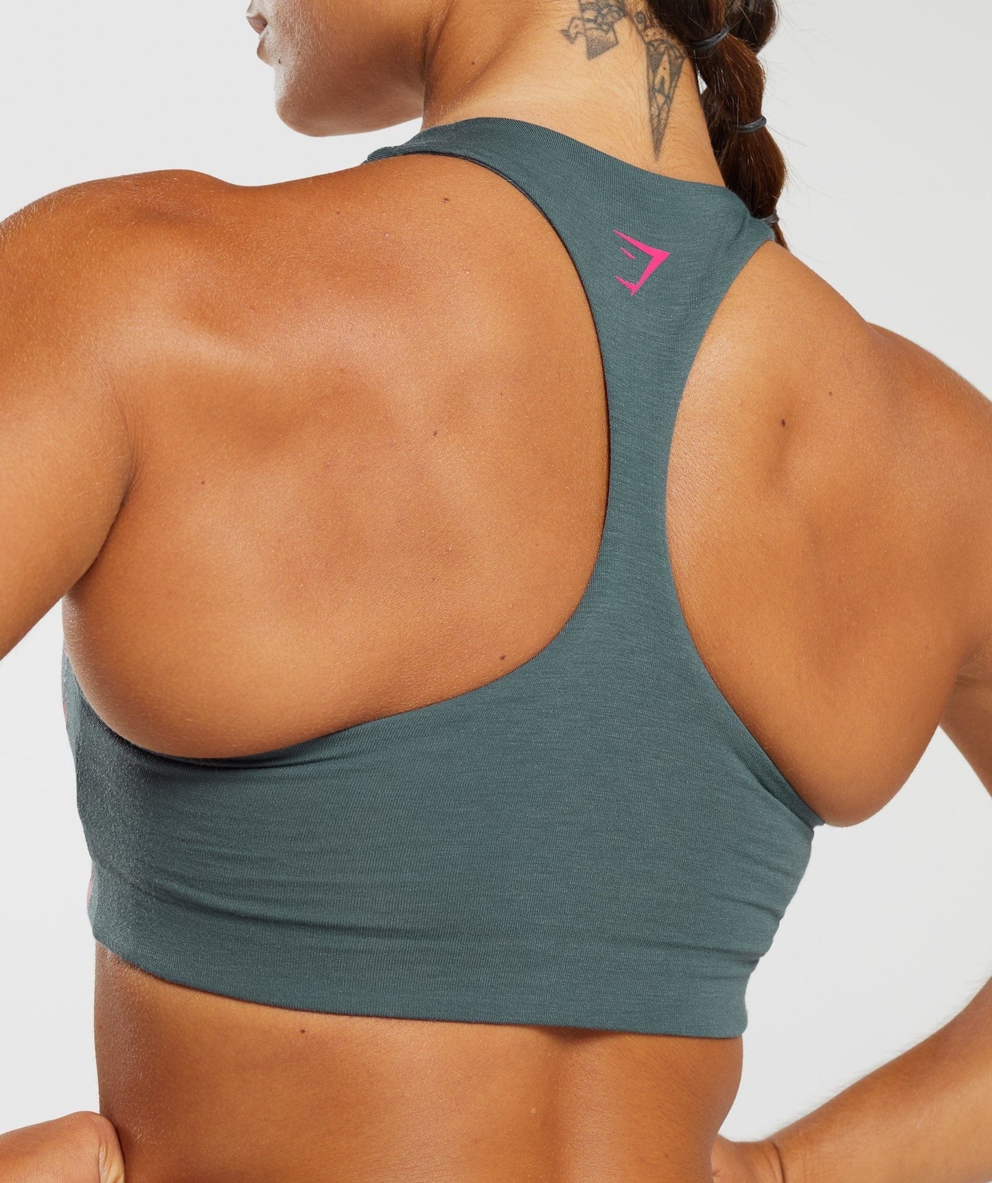 Gymshark Lifting Graphic Bralette - Smokey Teal