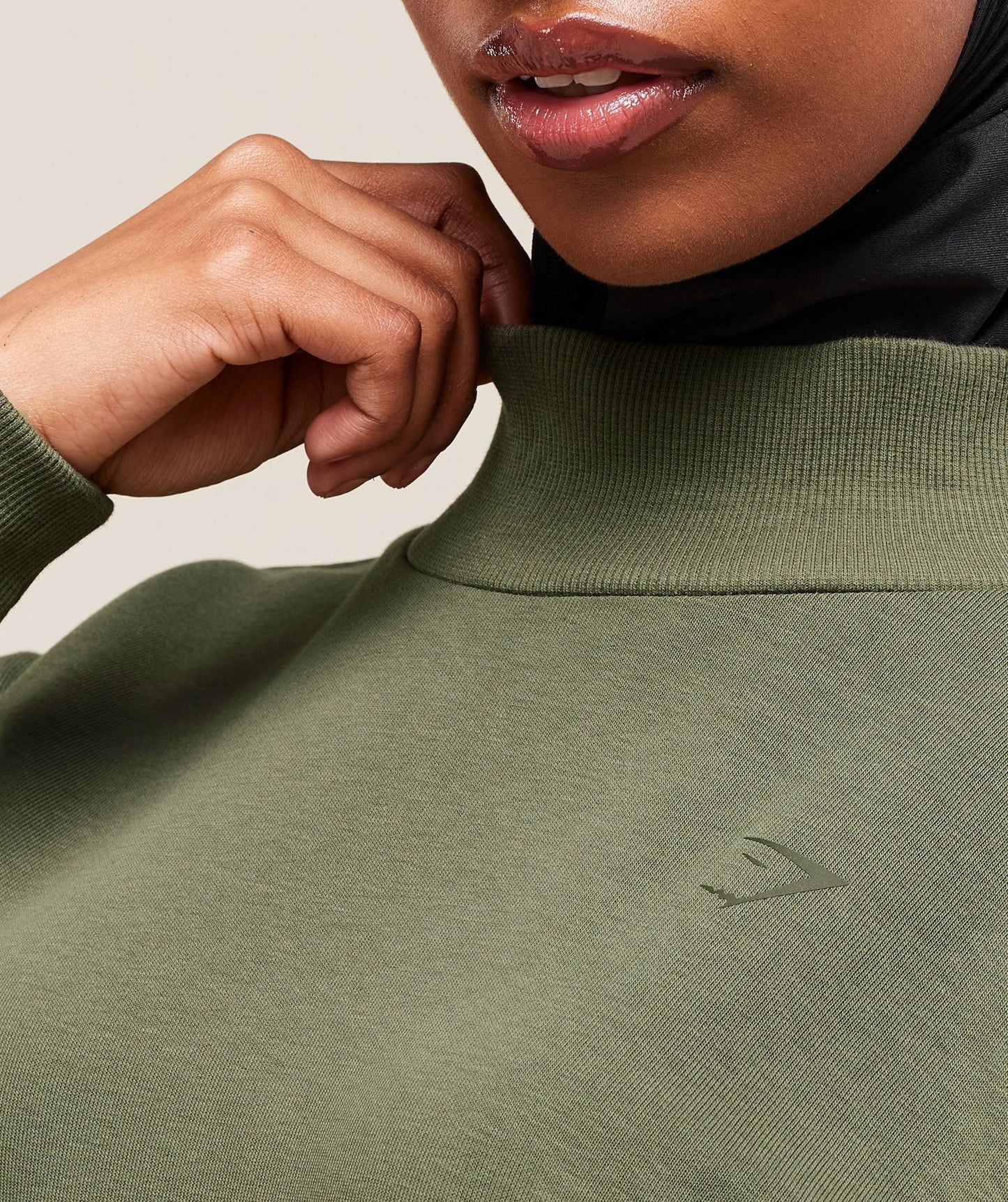 Gymshark Covered Pullover - Core Olive