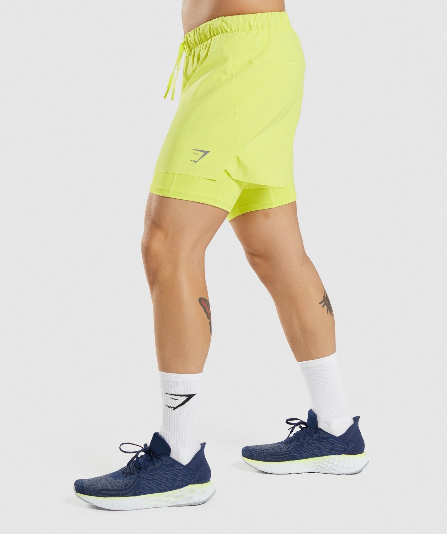 Gymshark Speed 5" 2 in 1 Shorts - Yellow