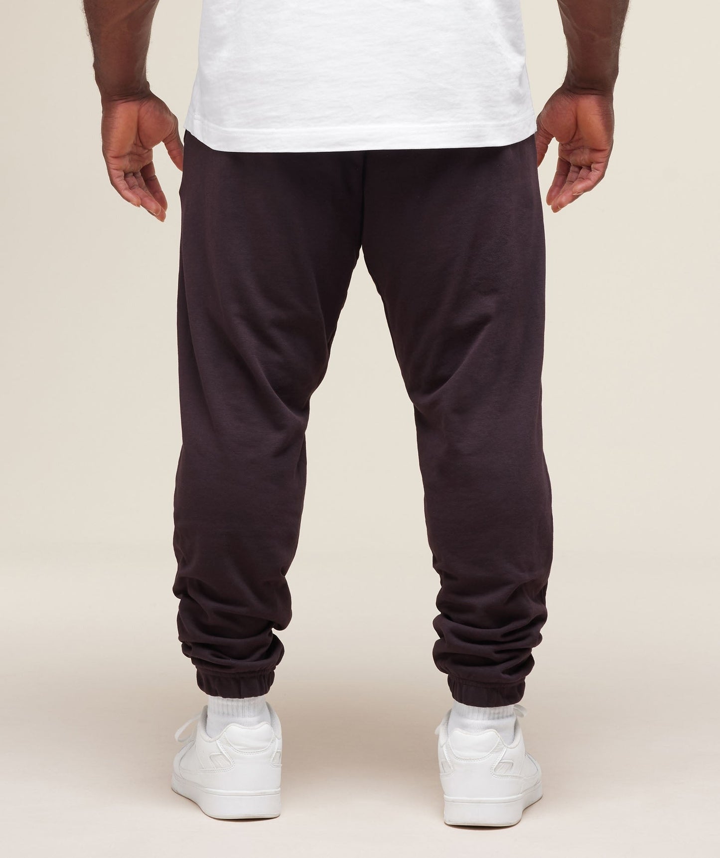 Gymshark Essential Oversized Joggers - Plum Brown