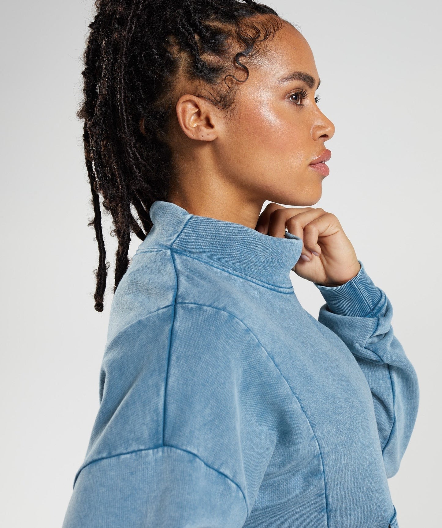 Gymshark Legacy Washed Sweatshirt - Lakeside Blue