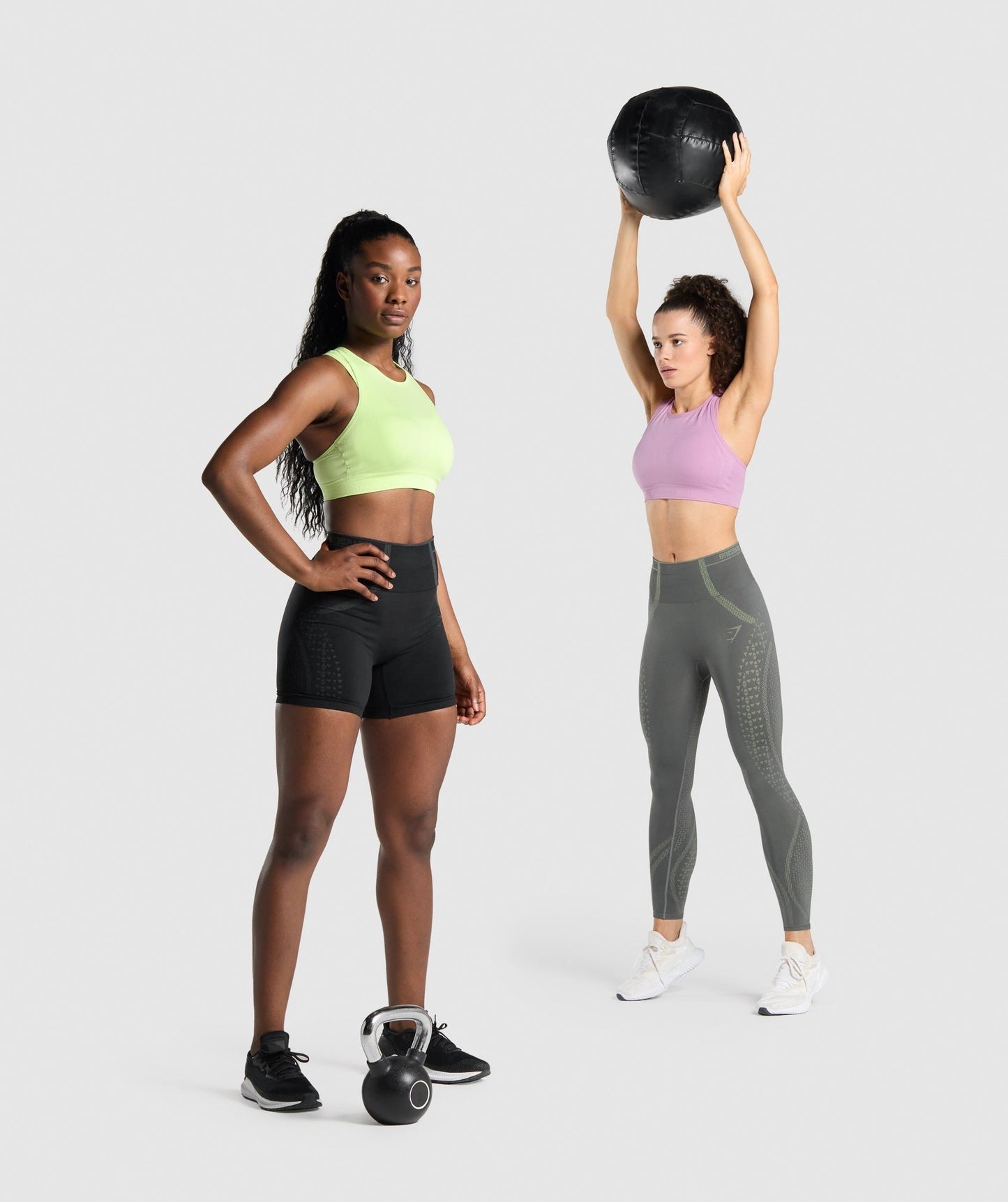 Gymshark Apex Seamless Sports Bra - Green/Light Green