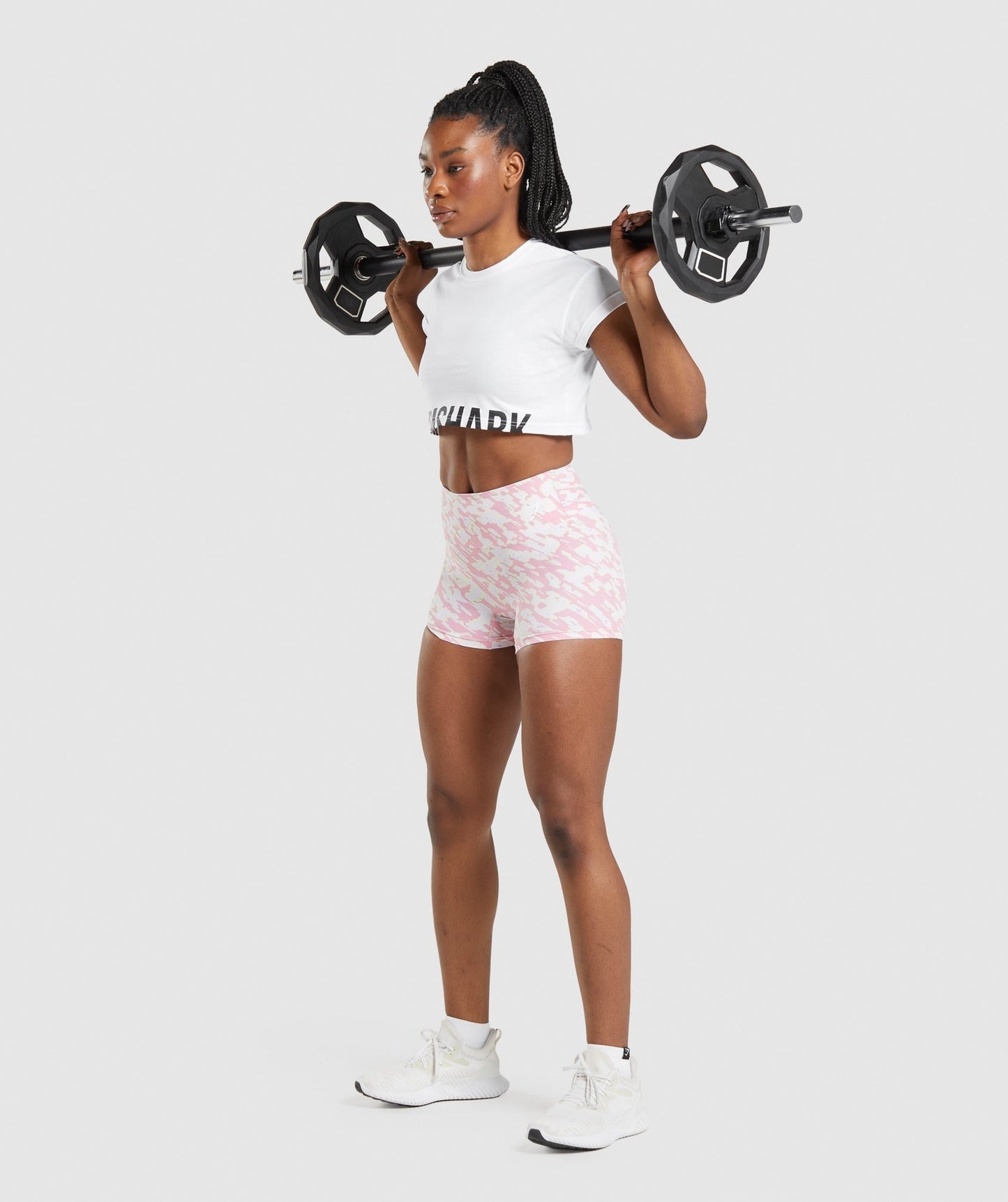Gymshark Training Shorts - Sorbet Pink Print