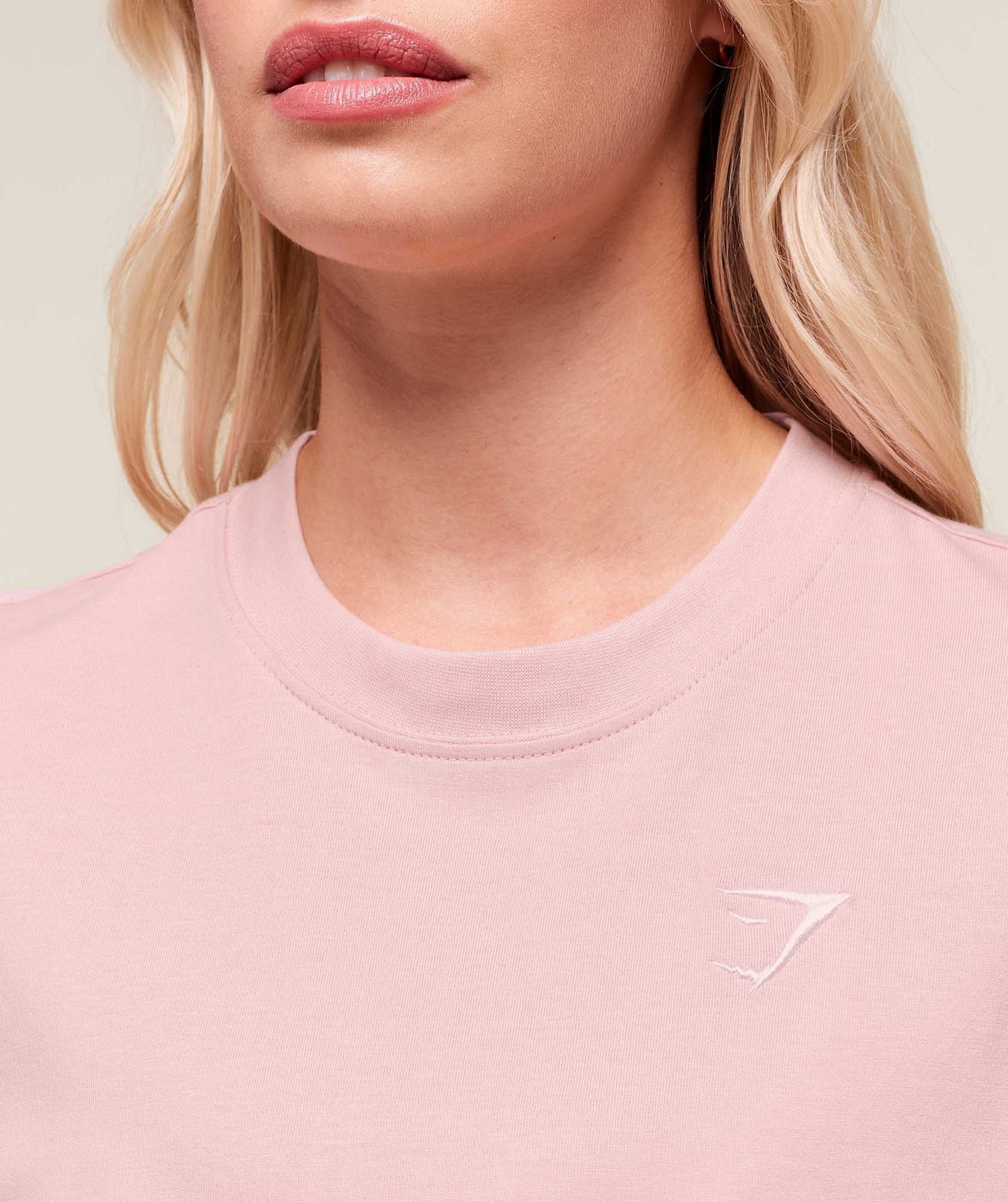 Gymshark Training Oversized T-Shirt - Cloud Pink
