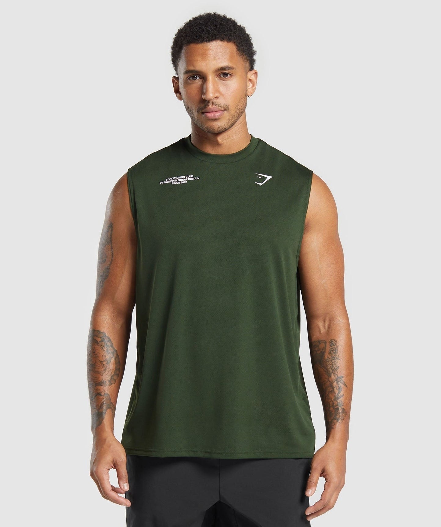 Gymshark Conditioning Club Tank - Trail Green