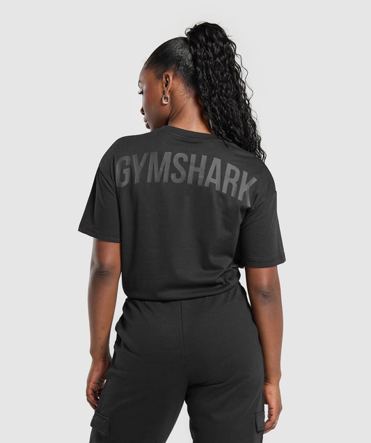 Gymshark GS Power Oversized T-Shirt - Black