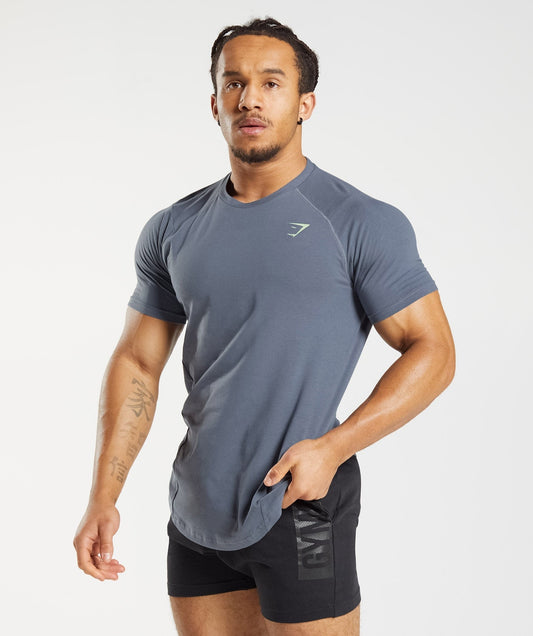 Gymshark Bold T-Shirt - Evening Blue