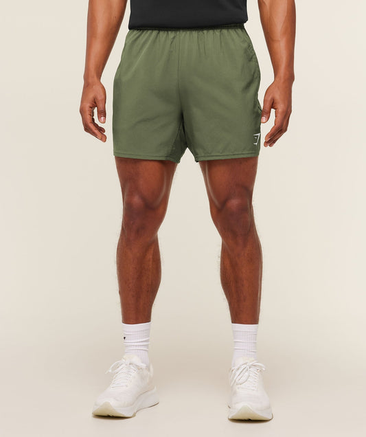 Gymshark Arrival 5" Shorts - Core Olive