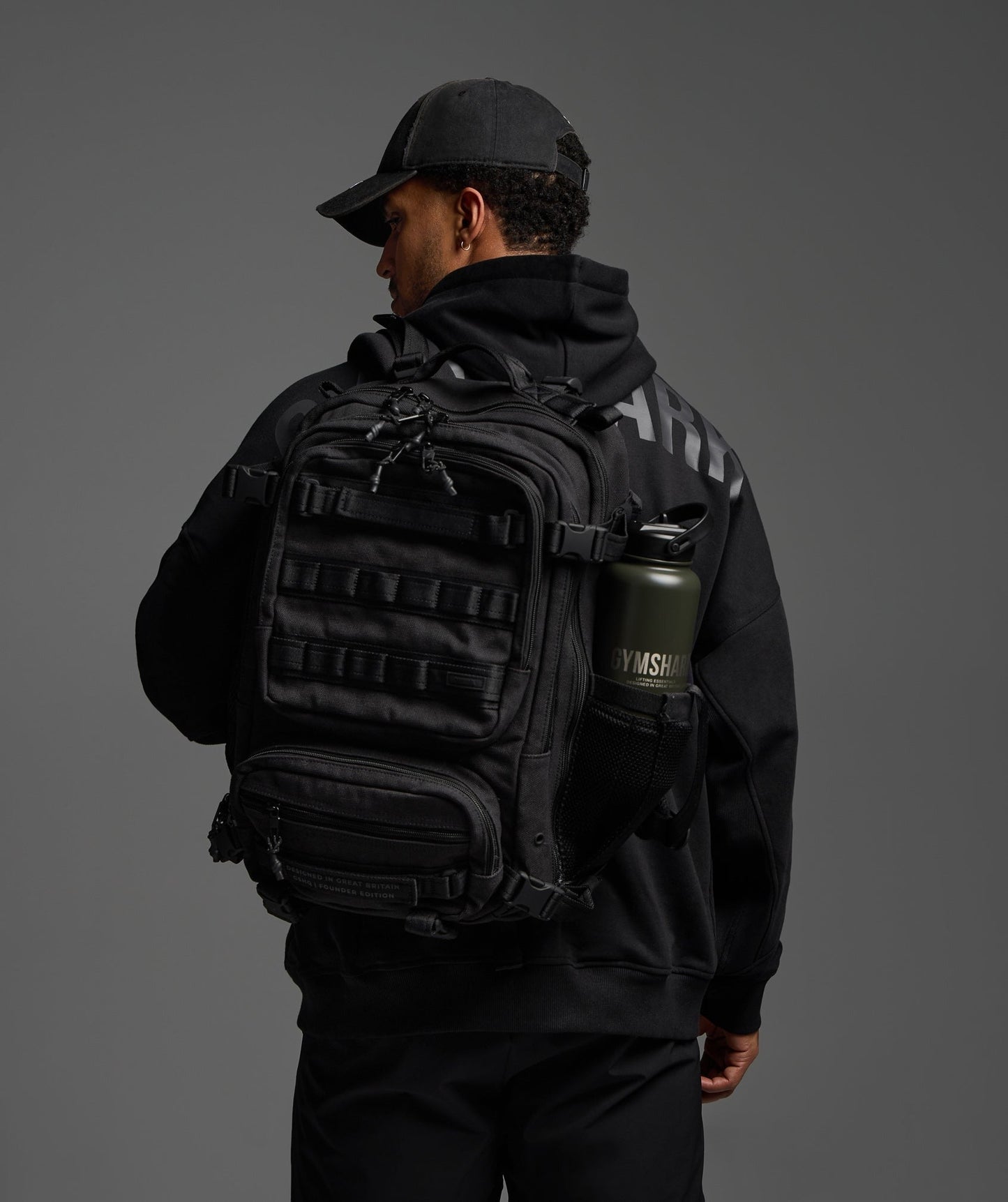 Gymshark Founders Tactical Backpack - Black