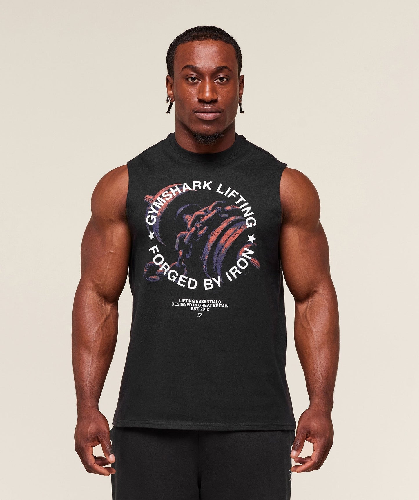 Gymshark Forged By Iron Tank - Black