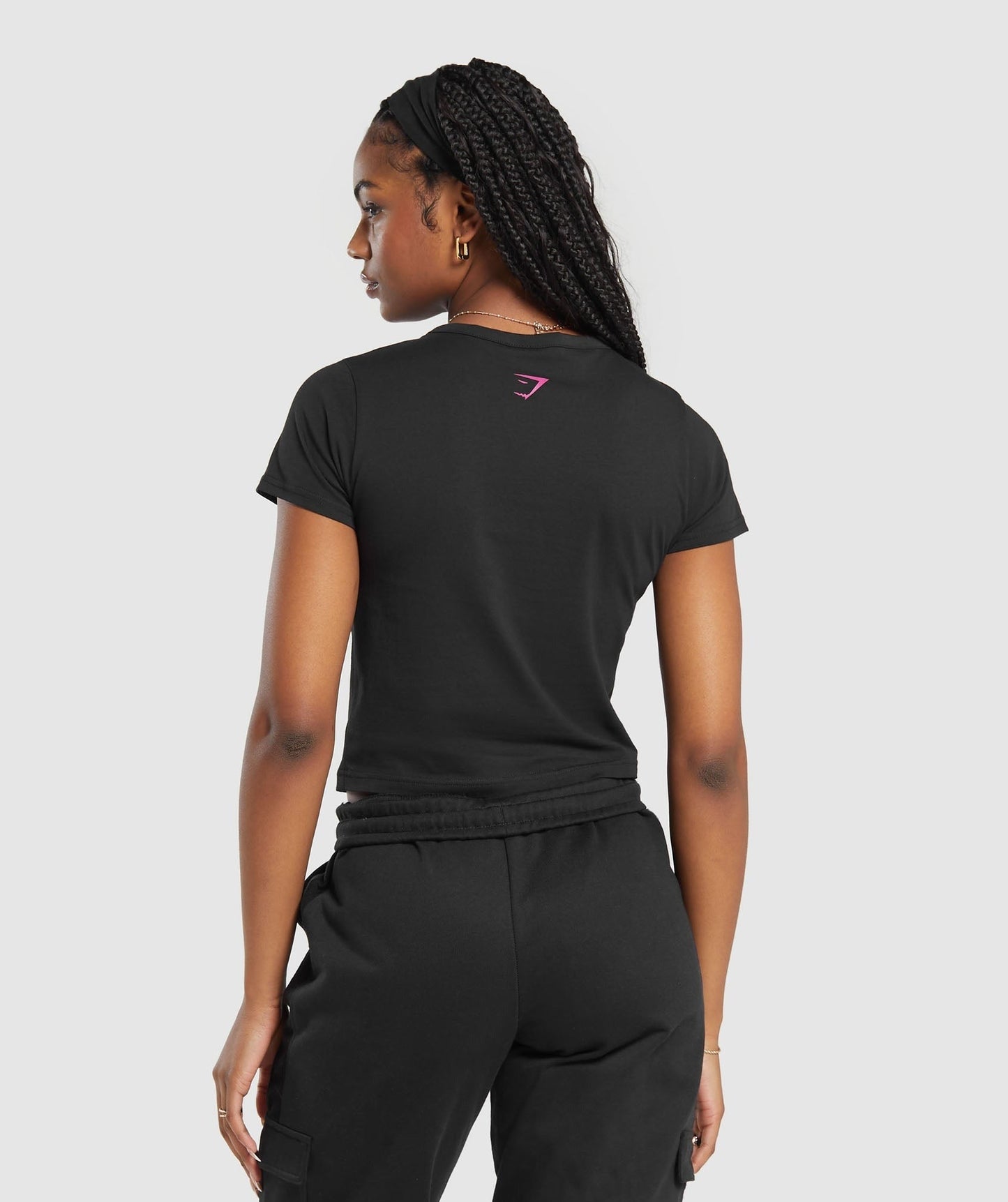 Gymshark I Heart Gym Baby T-Shirt - Black