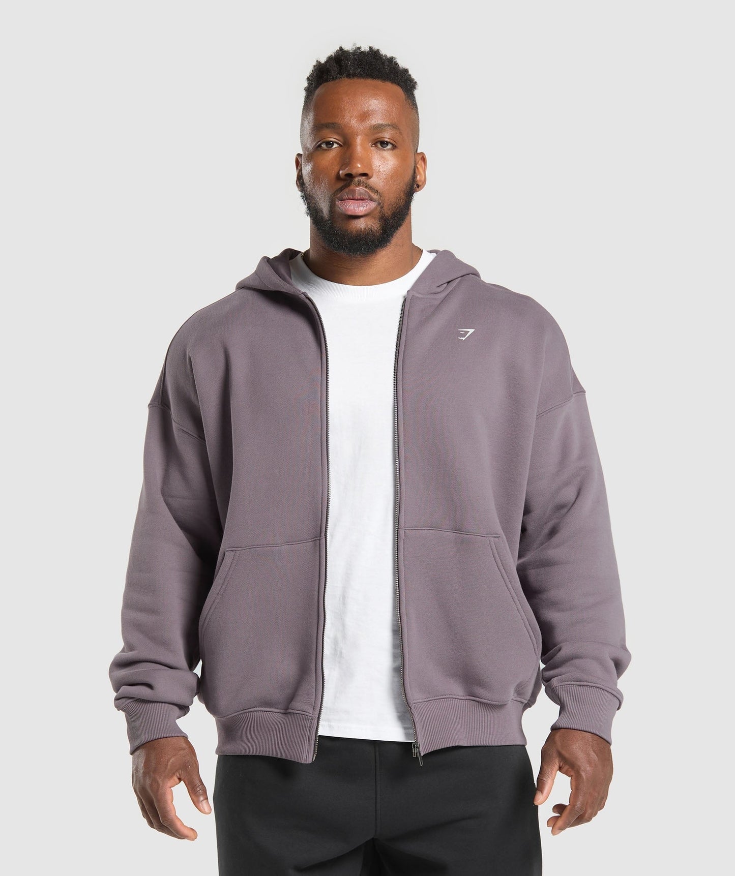 Gymshark Doberman Graphic Hoodie - Brushed Purple
