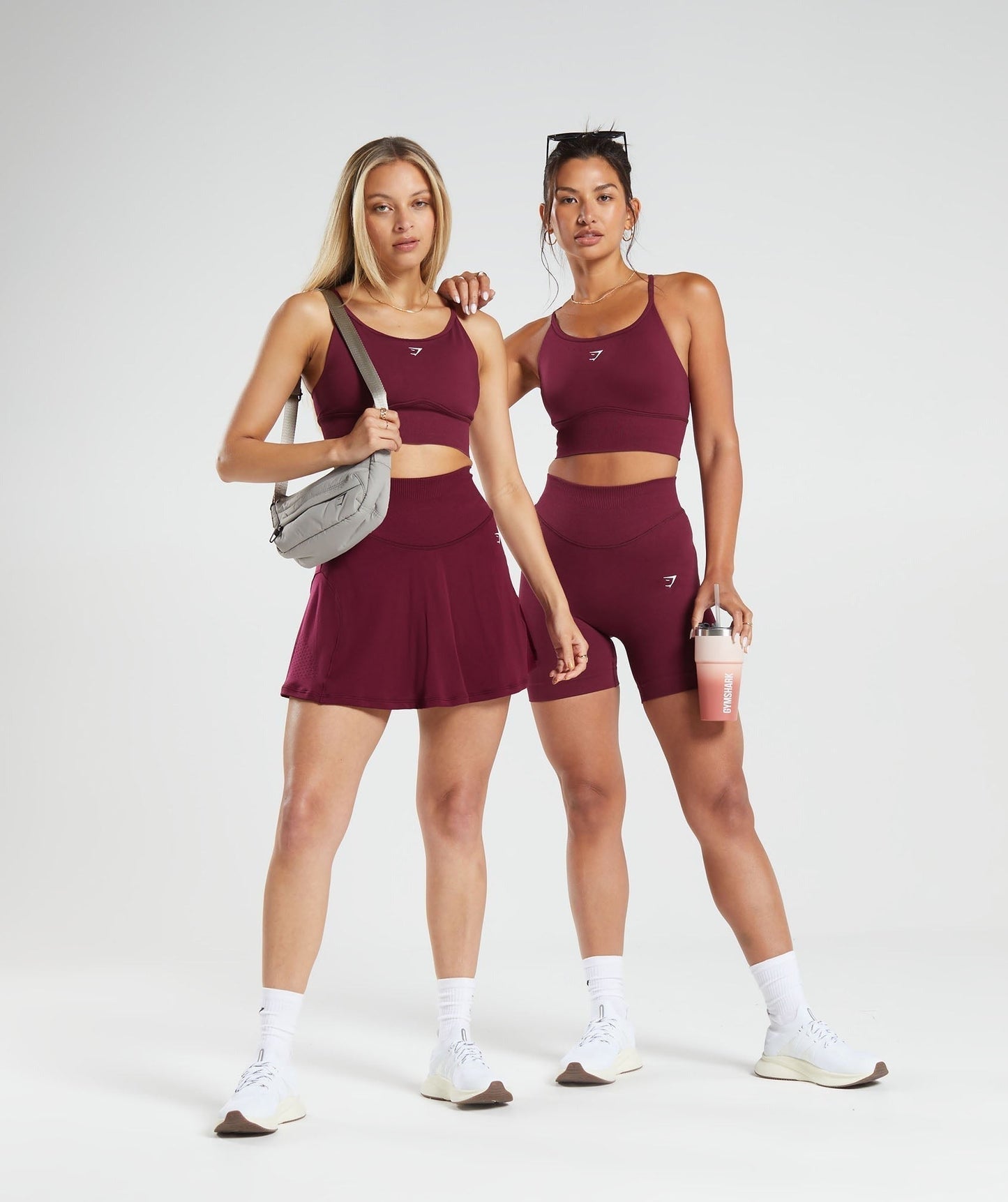 Gymshark Sweat Seamless Skort - Plum Pink