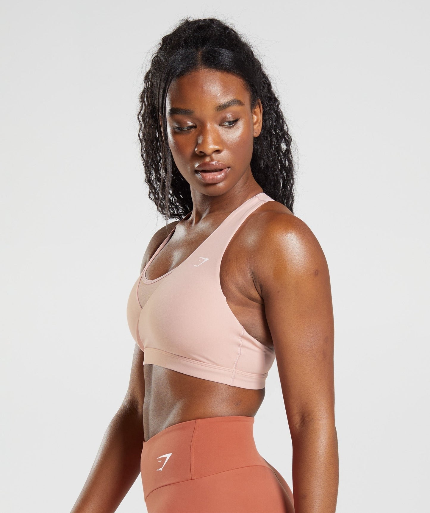 Gymshark Crossover Sports Bra - Scandi Pink