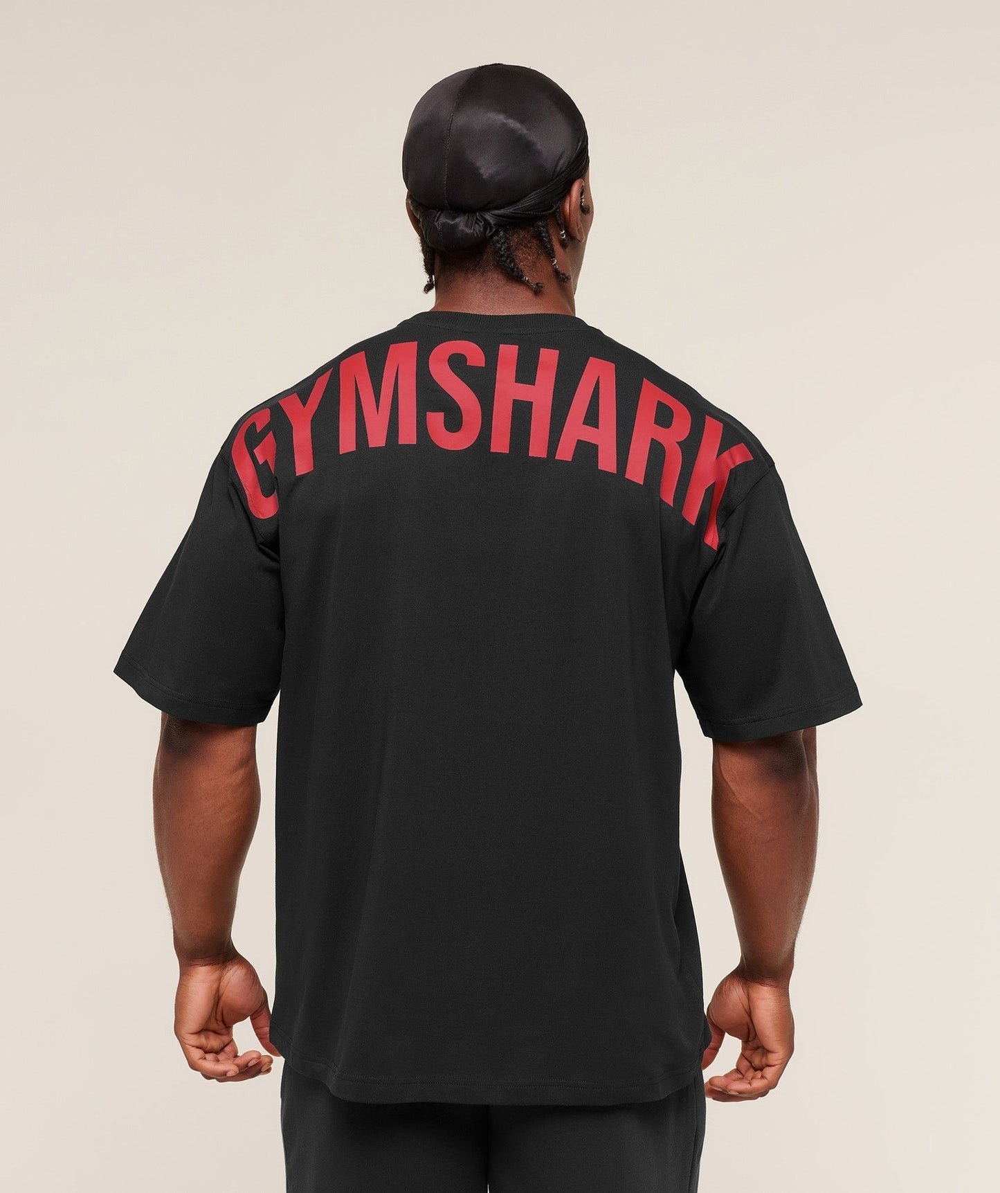 Gymshark Power T-Shirt - Black/Conditioning Red