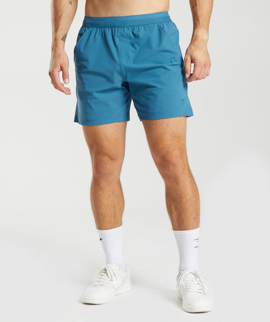 Gymshark Hybrid 6" Shorts - Lakeside Blue