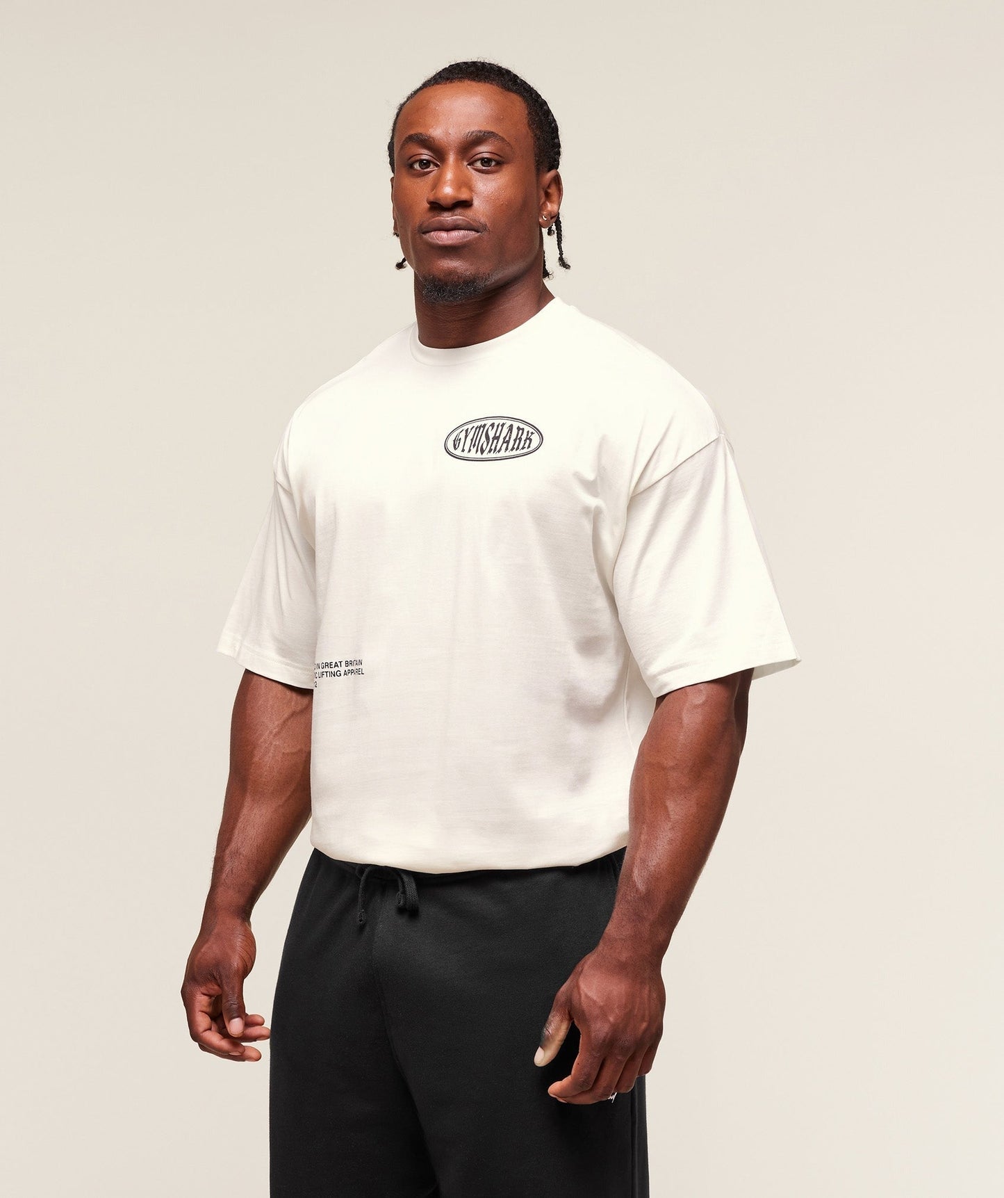 Gymshark Authentic Lifting Apparel T-Shirt - Soft White