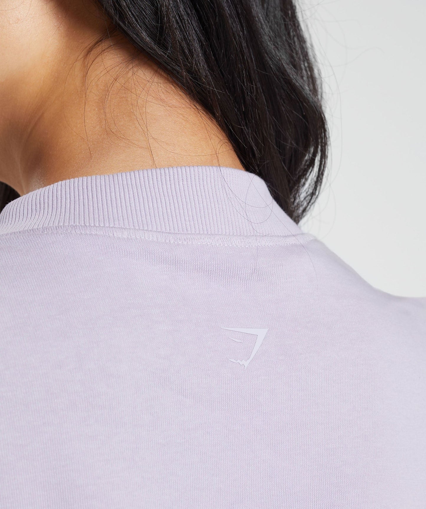 Gymshark Monogram Oversized Long Sleeve Top - Moon Purple