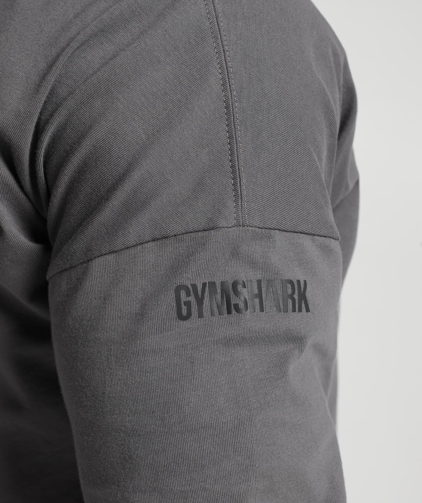Gymshark GS x David Laid Oversized Long Sleeve T-Shirt - Wolf Grey