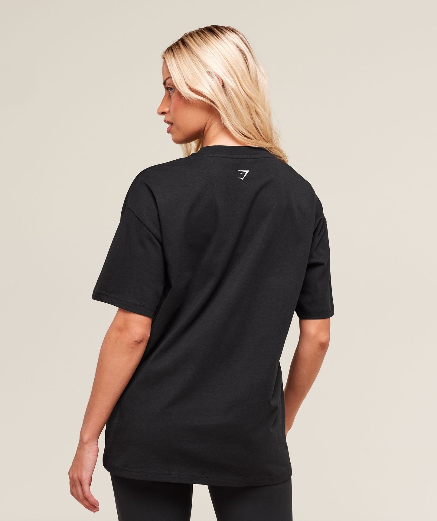 Gymshark Collegiate Graphic T-Shirt - Black